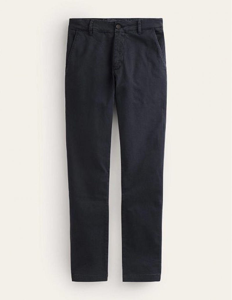 Navy Men's Boden Laundered Chino Pants | 08321NBFK