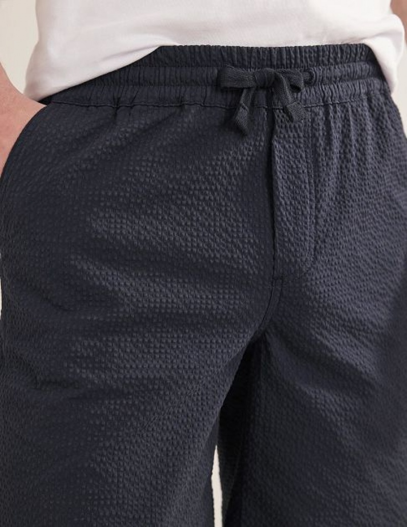 Navy Men's Boden Patterned Shorts | 85974MRIE