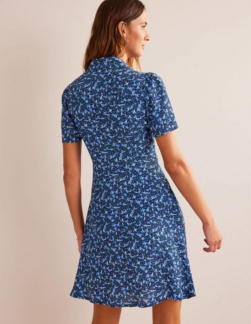 Navy Women's Boden Clara Shirt Dress | 54067AYUV