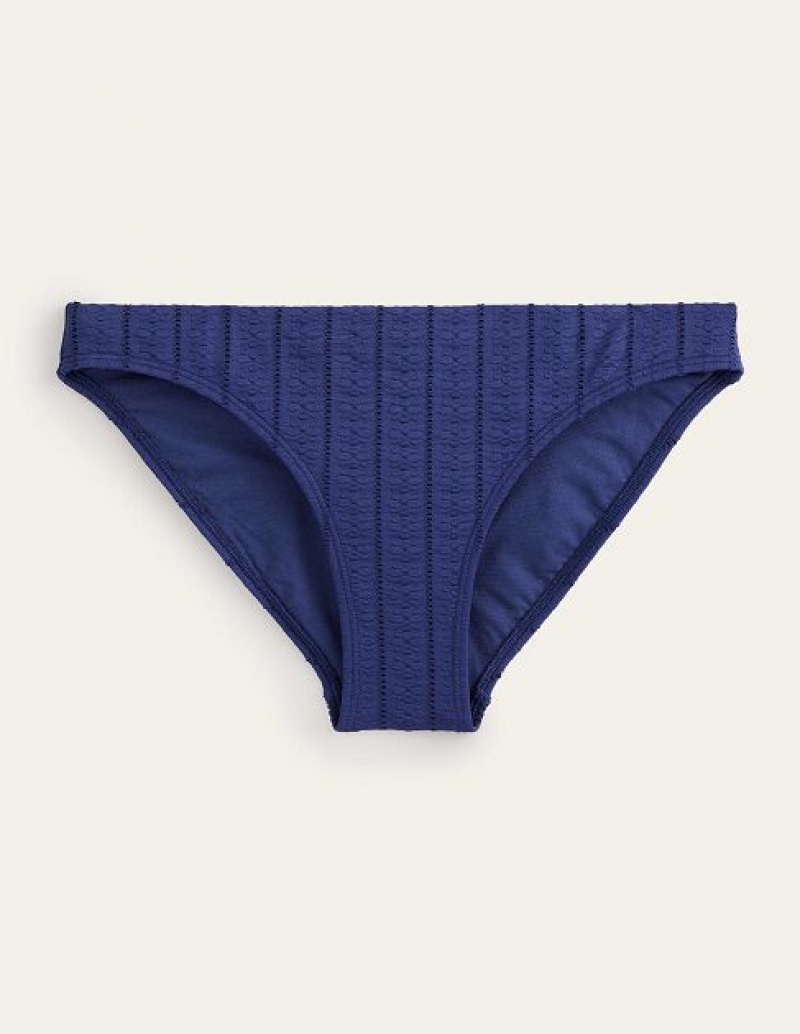 Navy Women's Boden Classic Bikini Bottoms | 17498YVOU