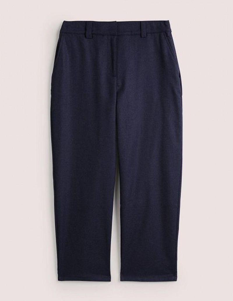 Navy Women's Boden High Rise Balloon Leg Pants | 78145XWHY