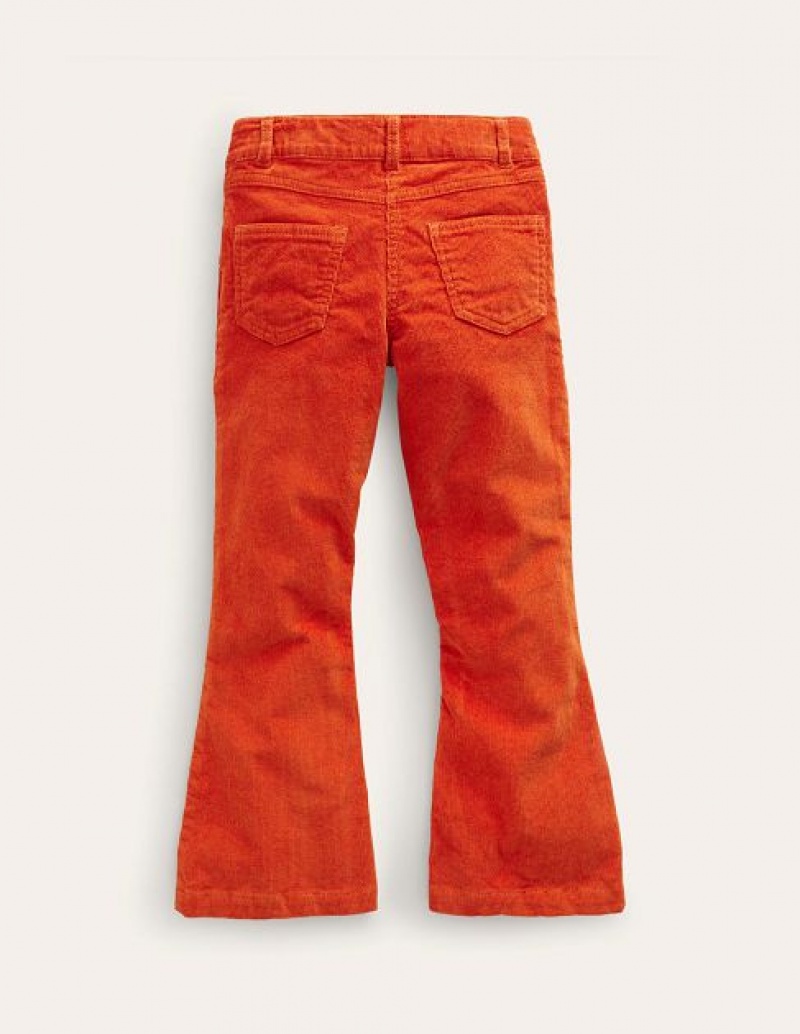 Orange Kids' Boden Kick Flare Jeans | 09527AXWI