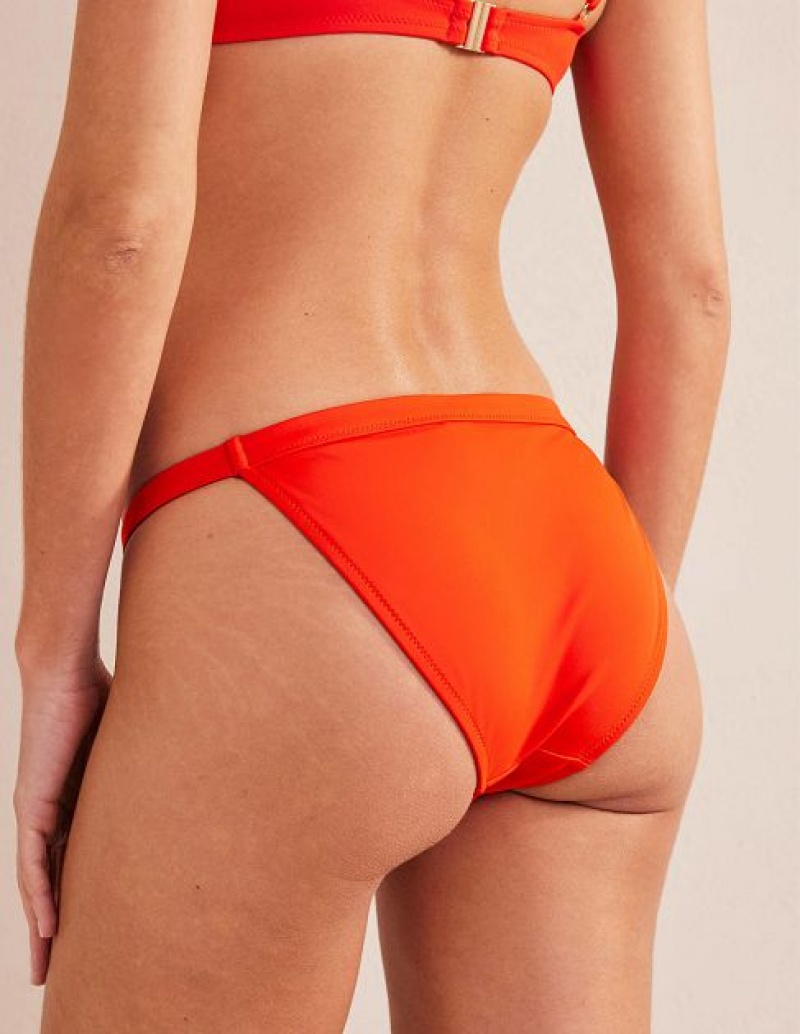 Orange Women's Boden Tanga Bikini Bottoms | 57439KMFO