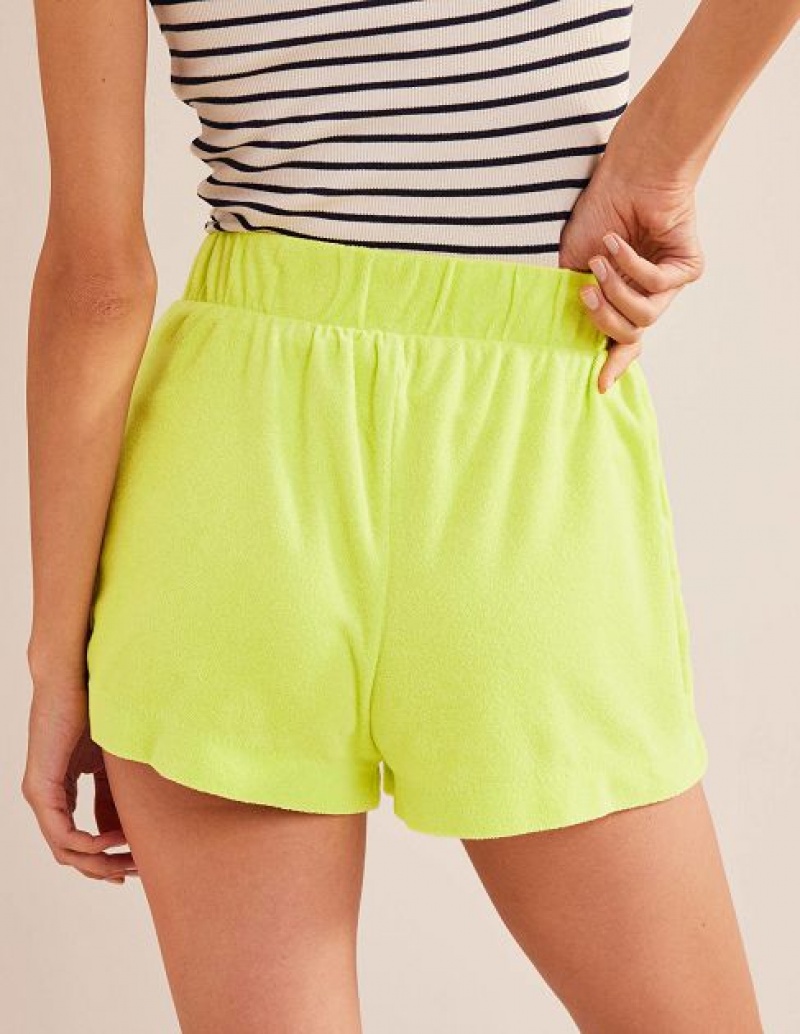 Orange Women's Boden Towelling Shorts | 23498FRNK