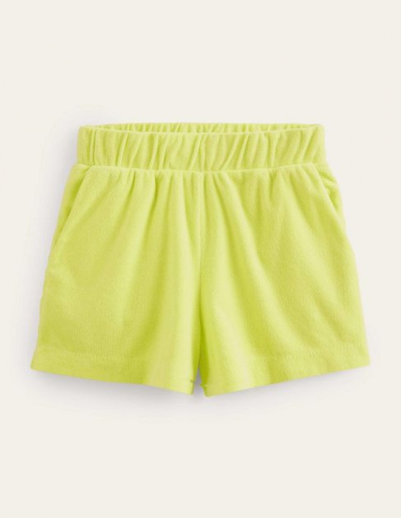 Orange Women's Boden Towelling Shorts | 23498FRNK