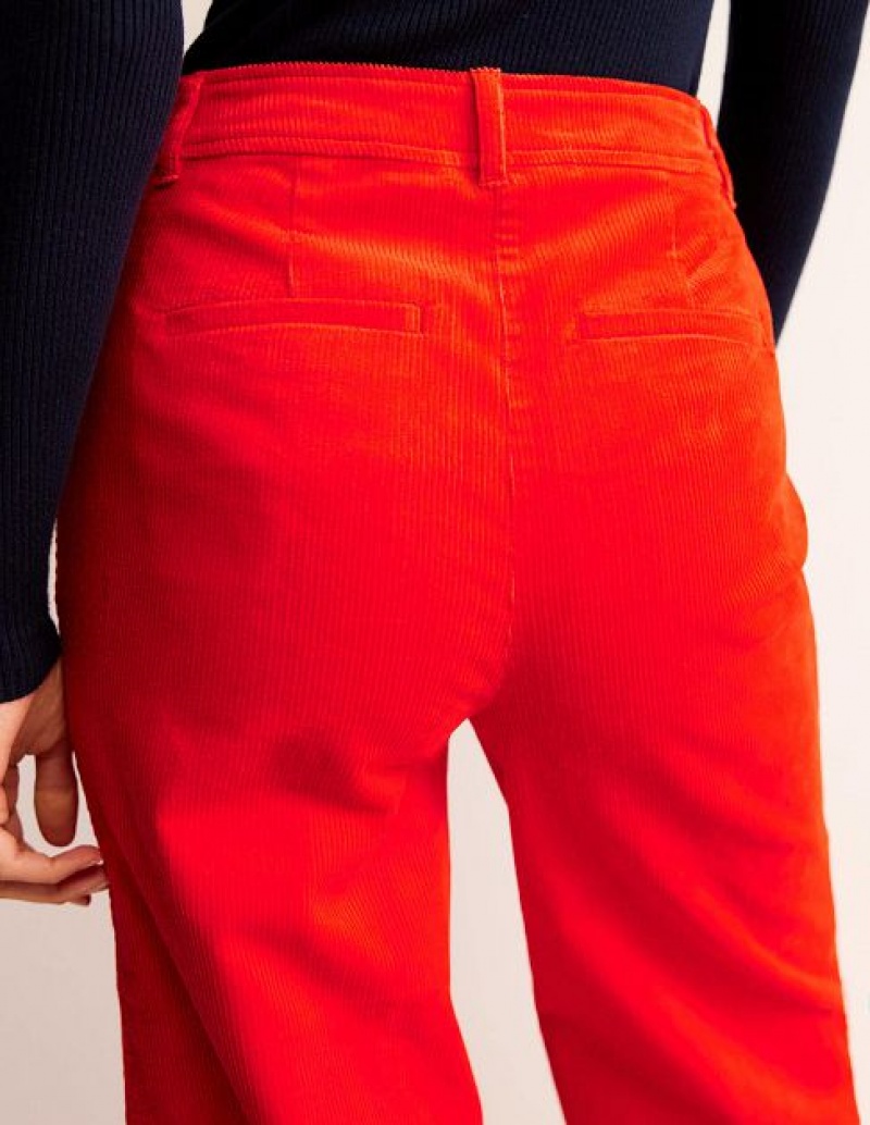 Orange Women's Boden Westbourne Corduroy Pants | 39216GUYR