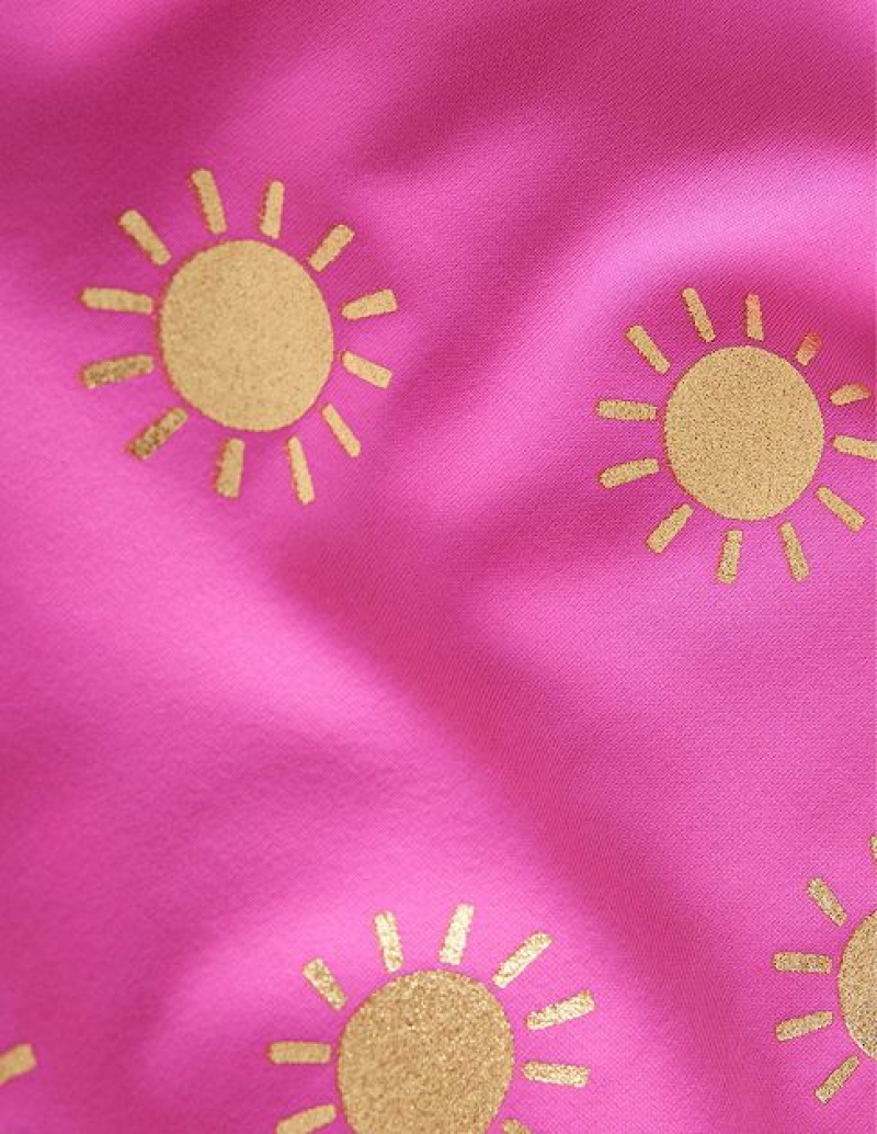 Pink Gold Kids' Boden Cross Back Tanks | 78423NPQK