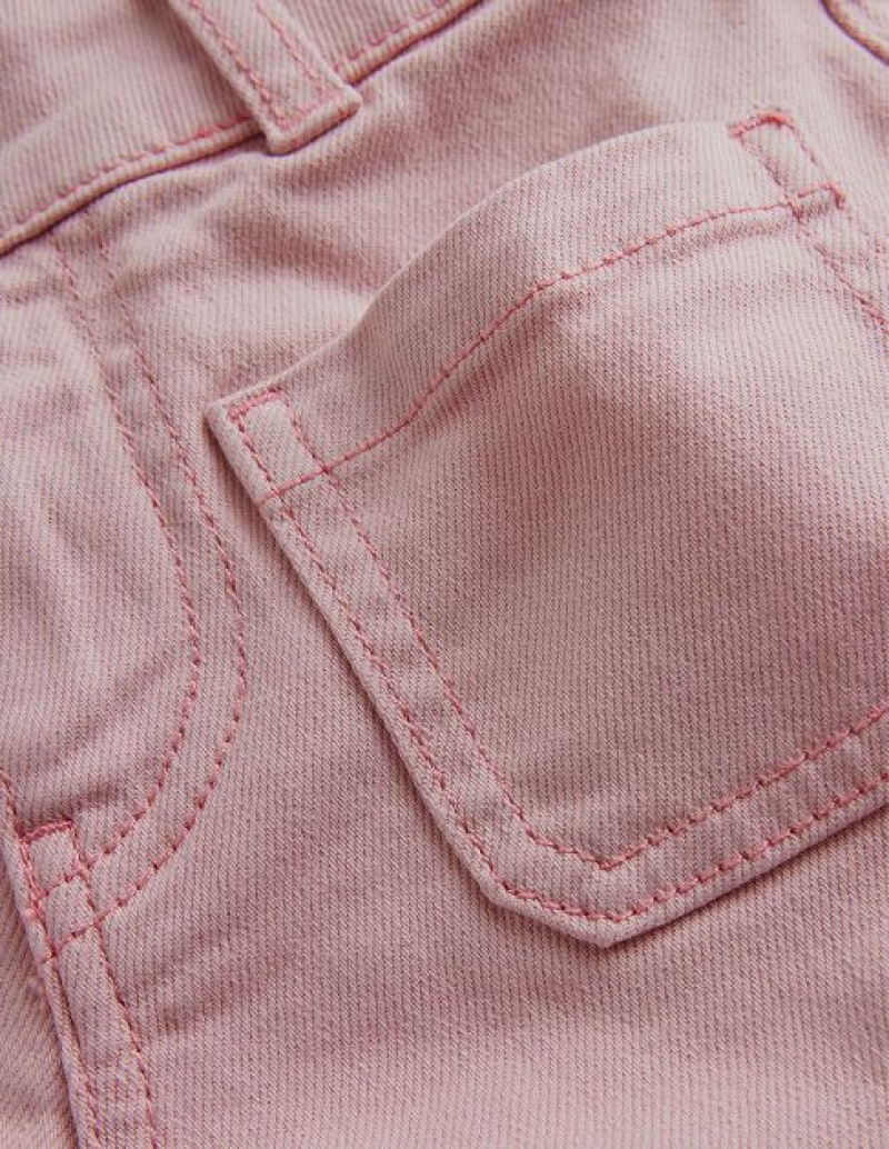 Pink Kids' Boden Cropped Woven Pants | 07321QRMH