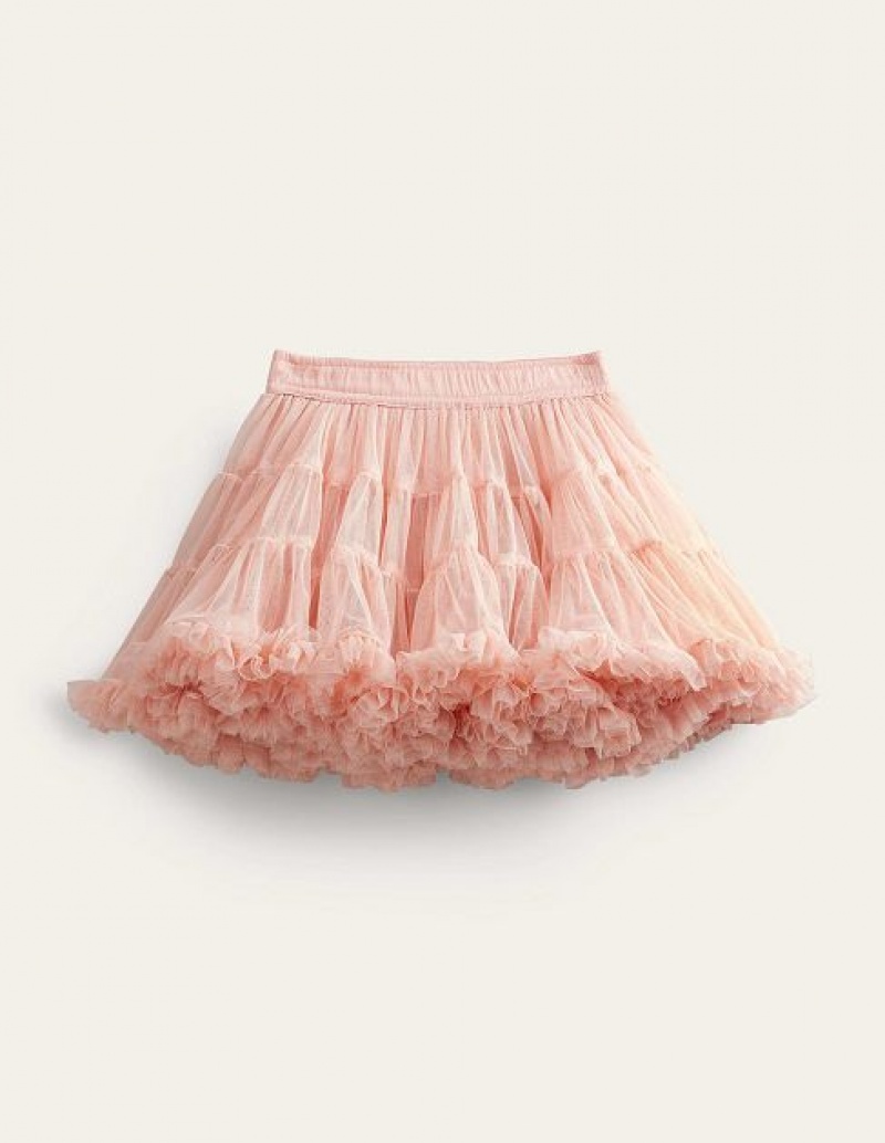 Pink Kids\' Boden Full Tulle Skirts | 17945GTUR