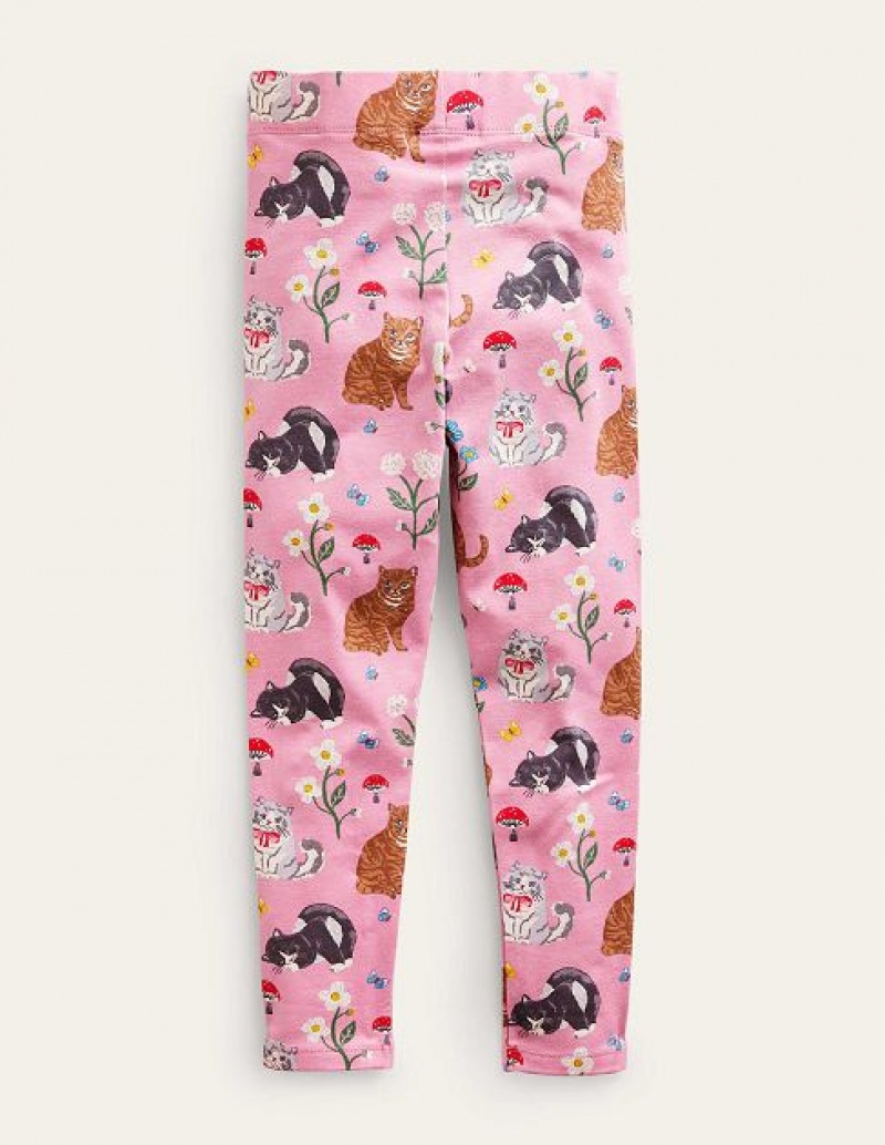 Pink Kids' Boden Fun Leggings | 65739MUVS