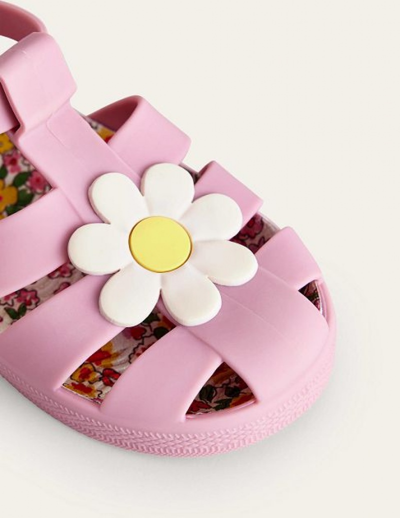 Pink Kids' Boden Jelly Sneakers | 95420LJAT