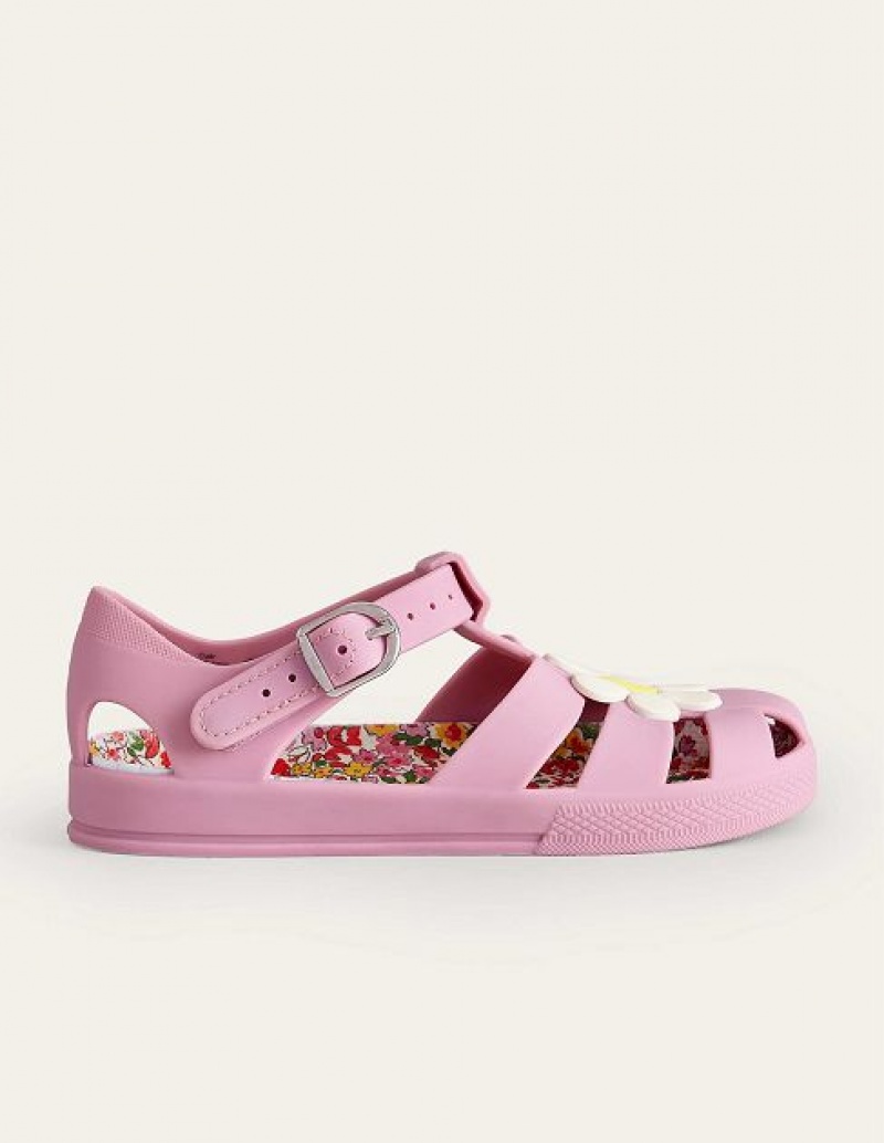 Pink Kids' Boden Jelly Sneakers | 95420LJAT