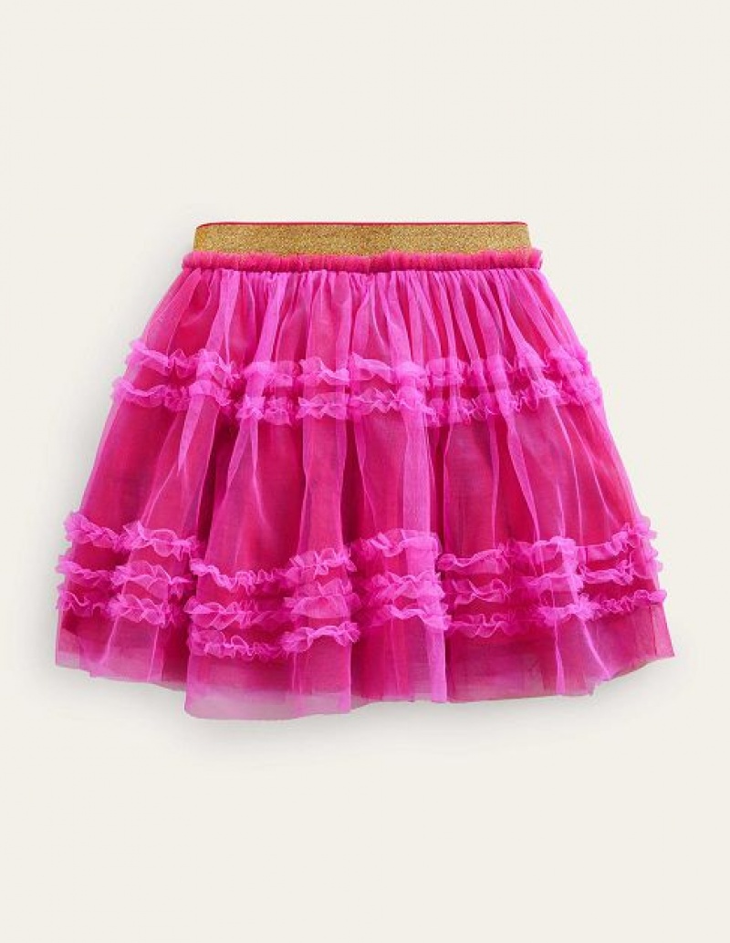 Pink Kids' Boden Tulle Party Skirts | 81639VATY