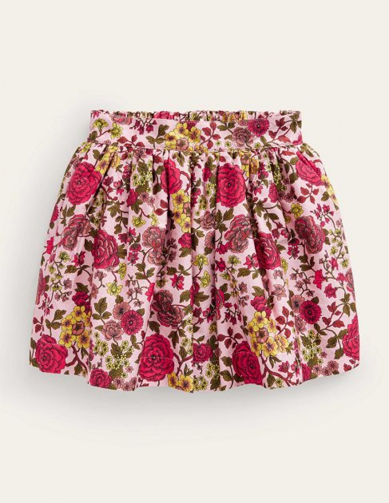 Pink Rose Kids\' Boden Sateen Twirly Skirts | 39408KXBA