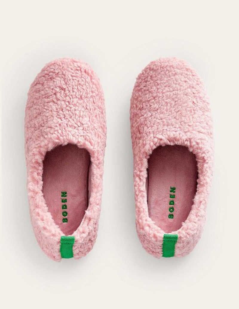 Pink Women's Boden Borg Ballerina Slippers | 06352AVFQ