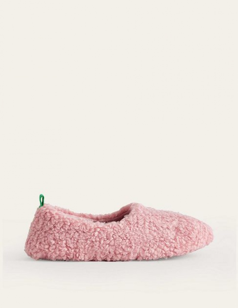 Pink Women\'s Boden Borg Ballerina Slippers | 06352AVFQ