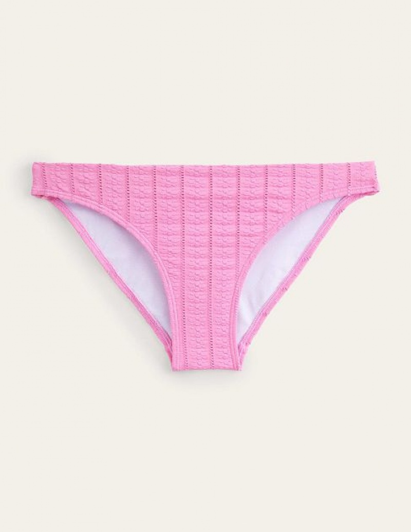 Pink Women's Boden Classic Bikini Bottoms | 52318QTMI