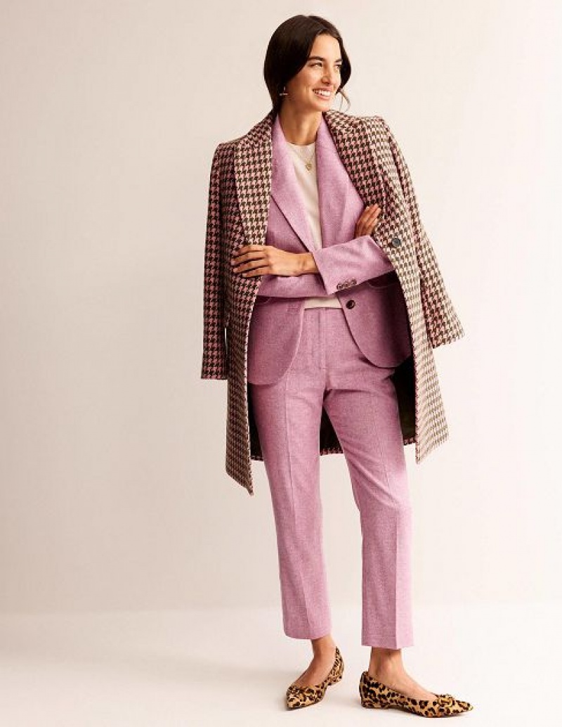 Pink Women's Boden The Marylebone Wool Blazers | 50123LCRI