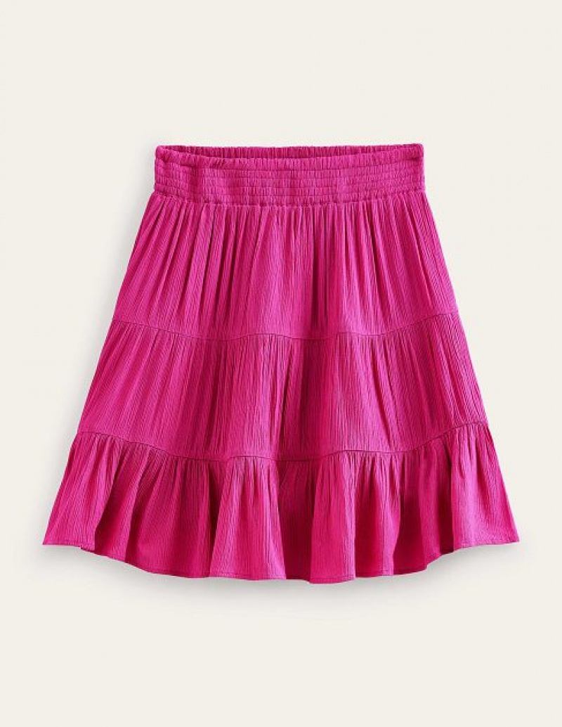 Pink Women's Boden Vacation Skirts | 82751UCJW