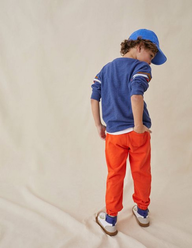 Red Kids' Boden Cosy Relaxed Joggers | 12890KJGA