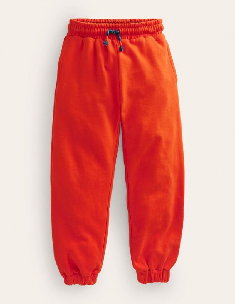 Red Kids' Boden Cosy Relaxed Joggers | 12890KJGA