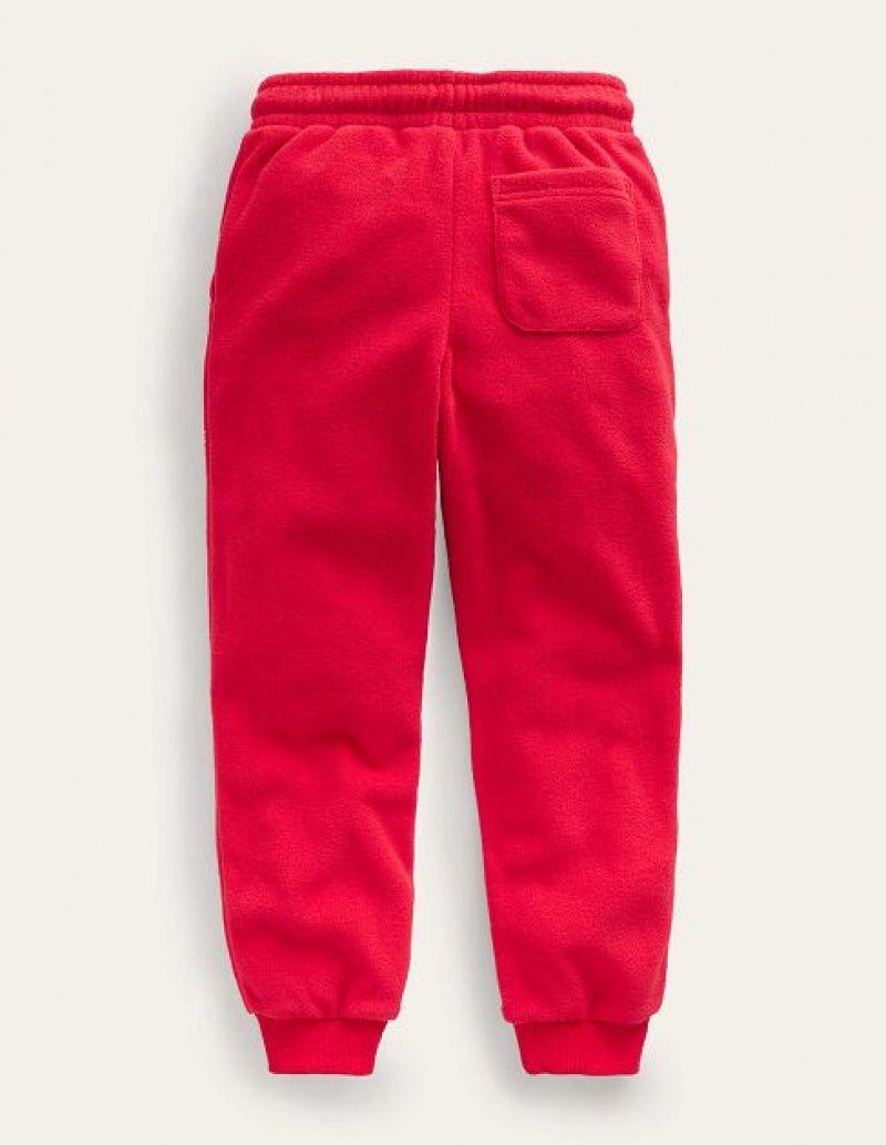 Red Kids' Boden Fleece Joggers | 59268PHBV