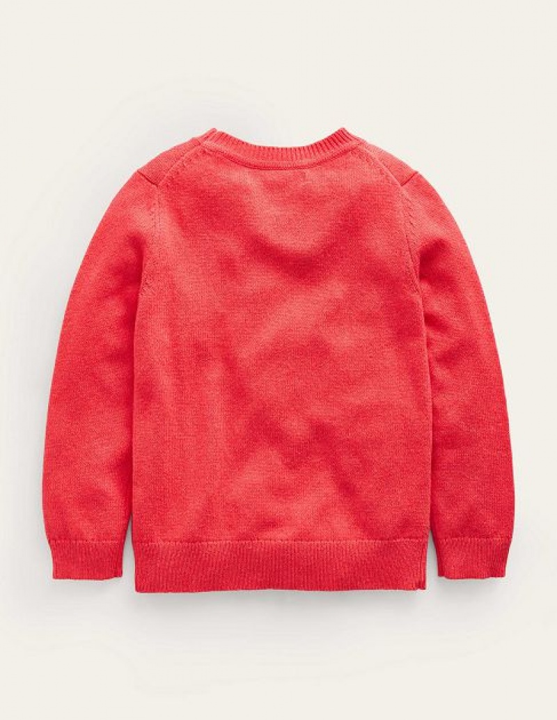 Red Kids' Boden Fun Cosy Sweaters | 18329BZYV