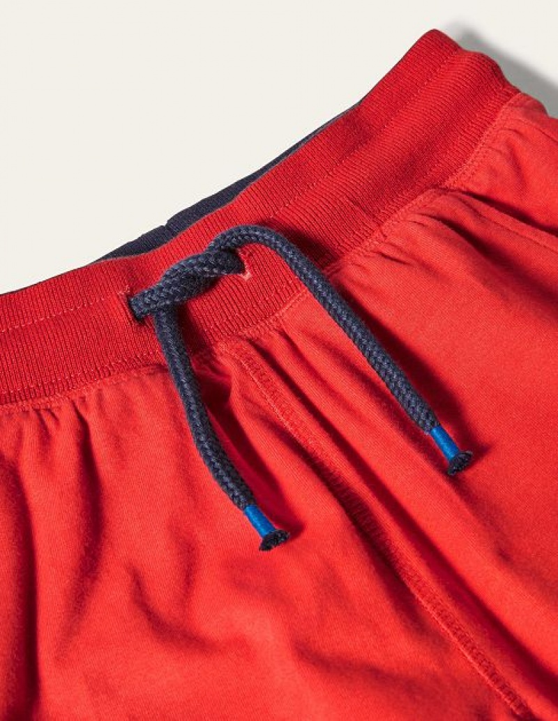 Red Kids' Boden Jersey Baggies Shorts | 15708HZOJ