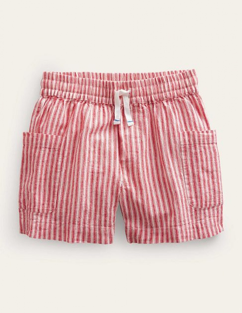 Red Kids' Boden Pocket Shorts | 10856QJKL