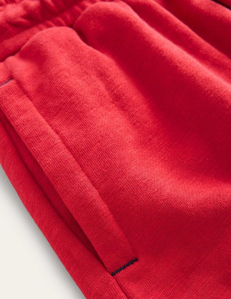 Red Kids' Boden Slim Sporty Joggers | 42150OYHB