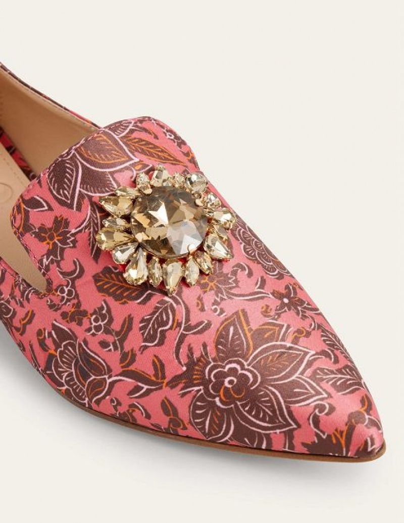 Rose Women's Boden Printed Embellished Loafers | 14932DFMV