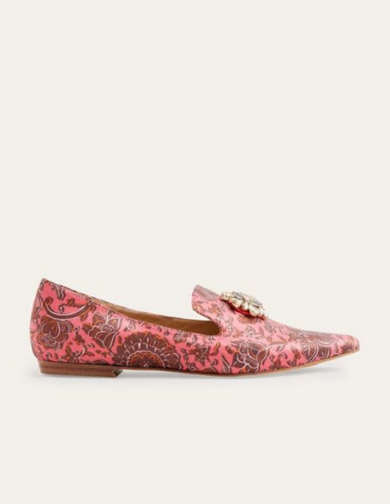 Rose Women's Boden Printed Embellished Loafers | 14932DFMV