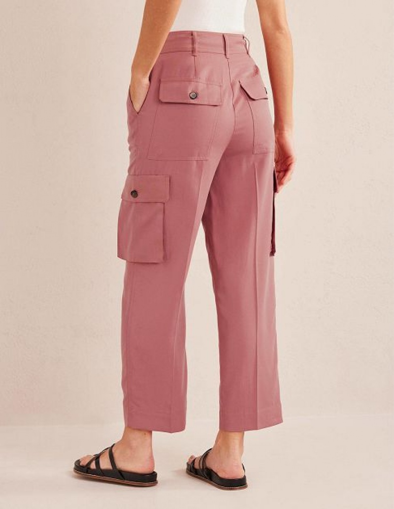 Rose Women's Boden Tencel Cargo Pants | 63278NQLJ