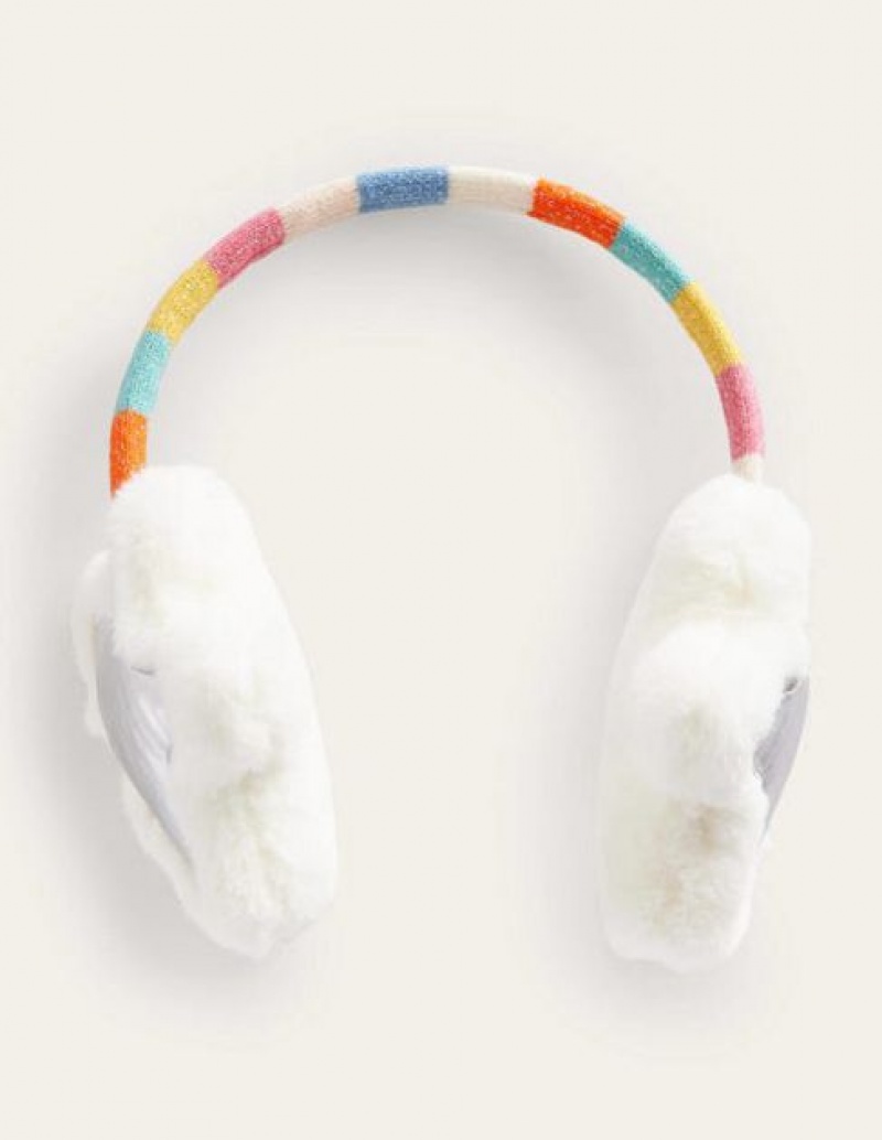 Silver Metal Kids' Boden Novelty Earmuff | 80453NYXZ