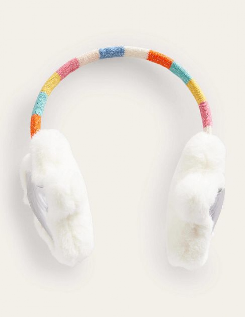 Silver Metal Kids\' Boden Novelty Earmuff | 80453NYXZ