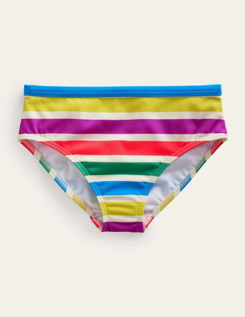 Stripes Kids\' Boden Patterned Bikini Bottoms | 36428QKRW