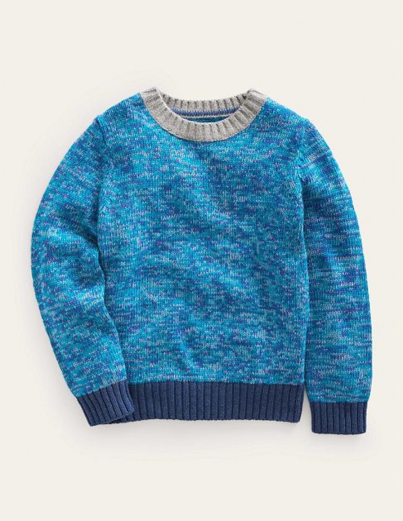 Turquoise Kids' Boden Twist Sweaters | 02698GTSD