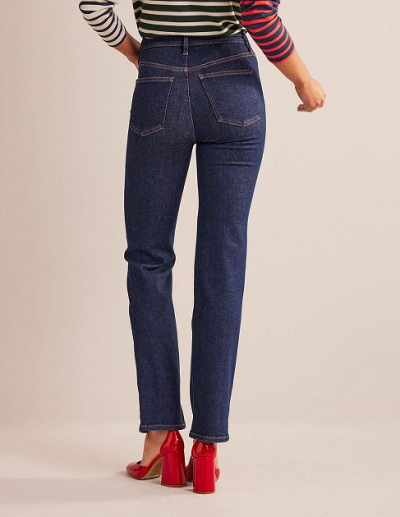 Wash Women's Boden High Rise True Straight Jeans | 25903RWFL