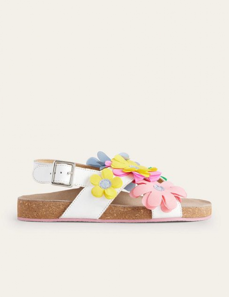 White Kids\' Boden Crossover Sandals | 92358LFWK