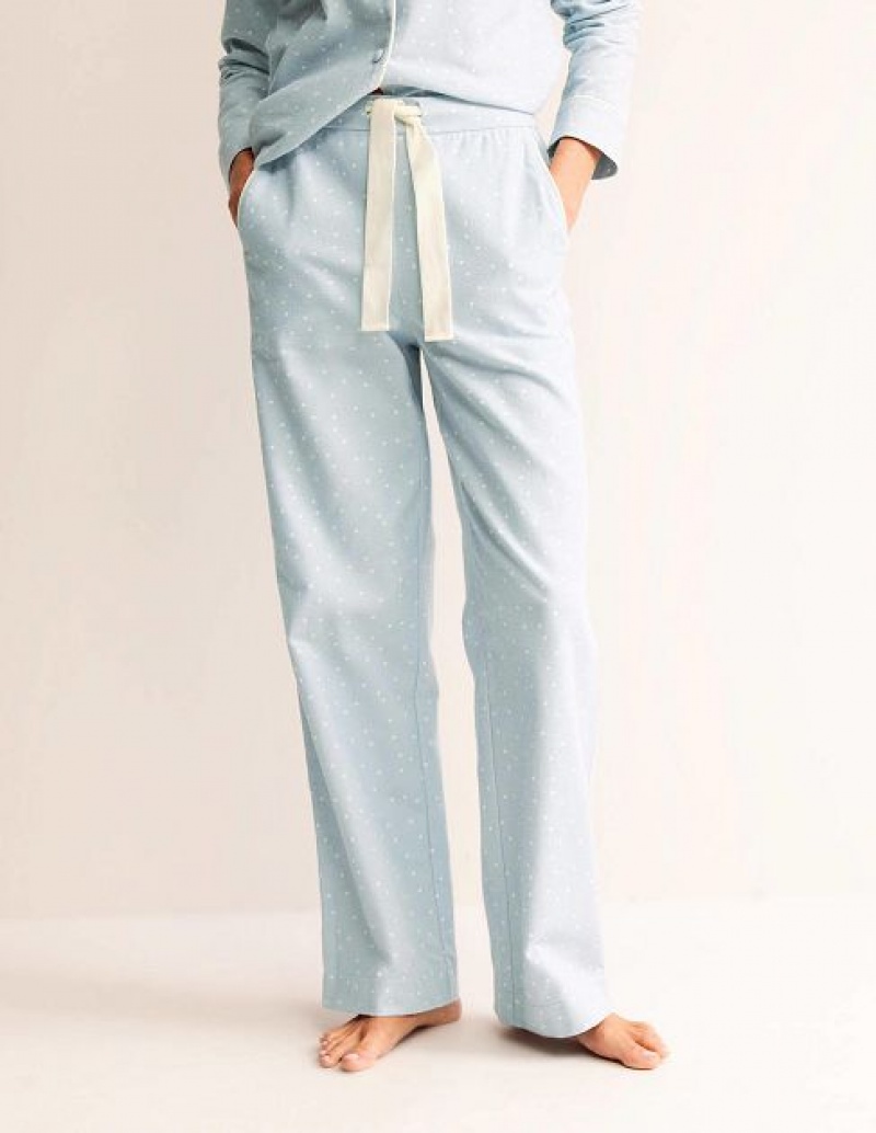 White Women's Boden Brushed Cotton Pyjamas | 17398CHPI