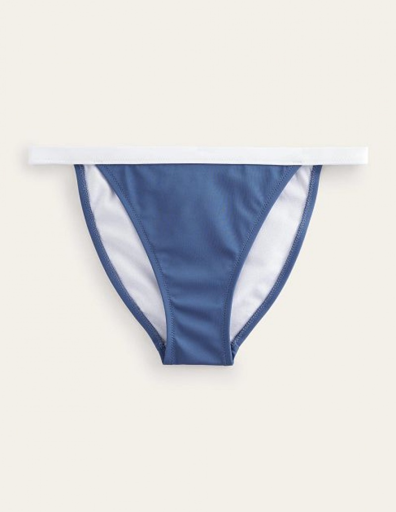 White Women's Boden Tanga Bikini Bottoms | 85629YTMA