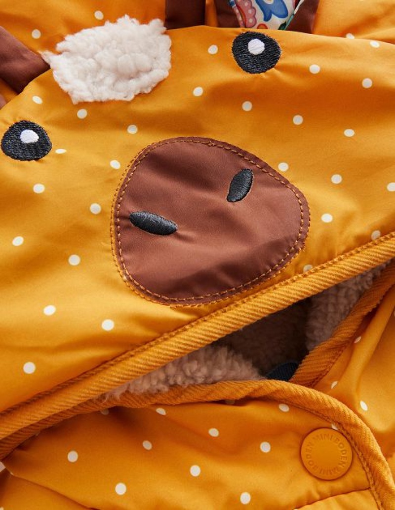 yellow Kids' Boden Novelty Padded Coats | 01364EVCO